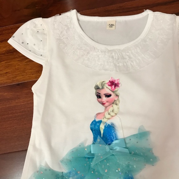 Elsa Matching Sparkly Set Super Cute NWT - Picture 7 of 8